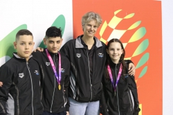 שחייני הכרמל השיגו כסף וזהב