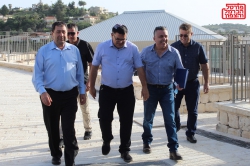 השר מיכאל ביטון ומופיד מרעי ביקרו בכפר הדרוזי