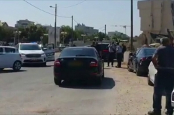 דריסת שוטר ומתנדב במחסום בנהריה