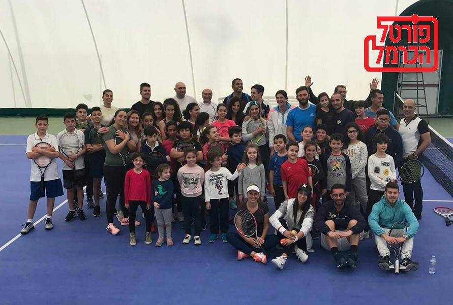מרכז הטניס בישראל גליל סאגור במחנה אימונים באיטליה