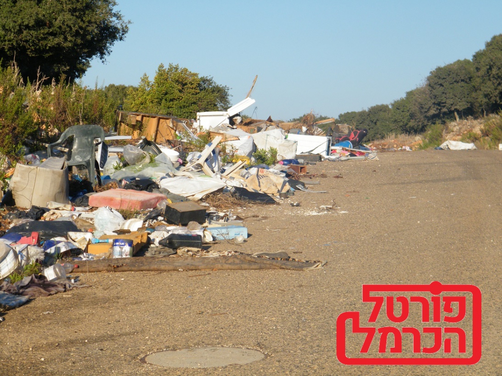 פנינת הכרמל מקום לאשפה