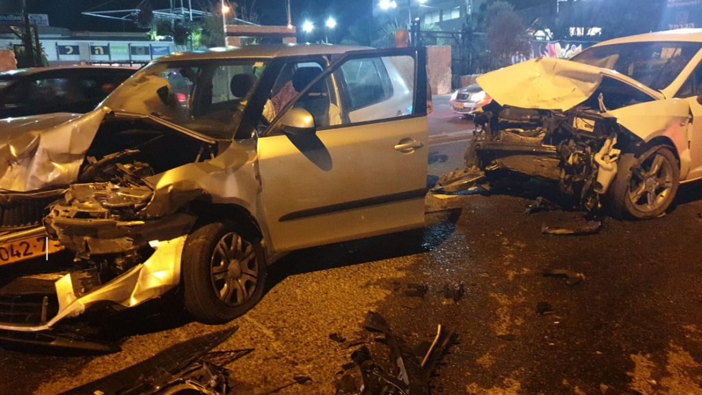 חמישה נפגעים בתאונת דרכים בעוספיה