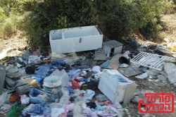 עונש כבד למפעילי אתר פסולת פיראטית