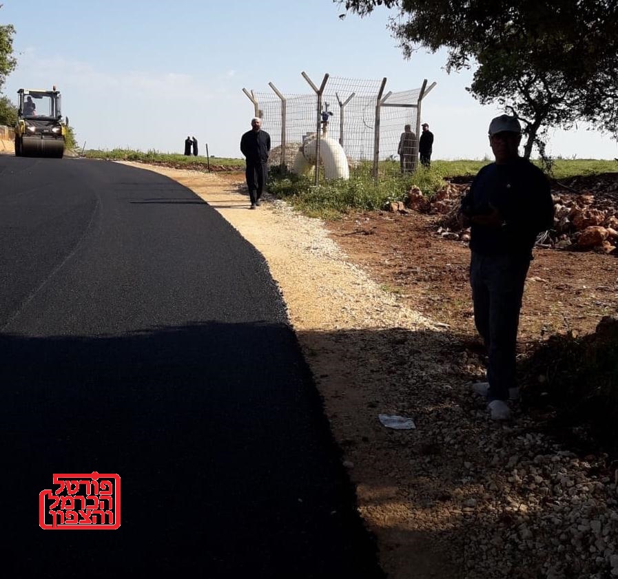 התושבים עיבדו כביש זוחלוק דליה למרות ההתנגדות של רפיק