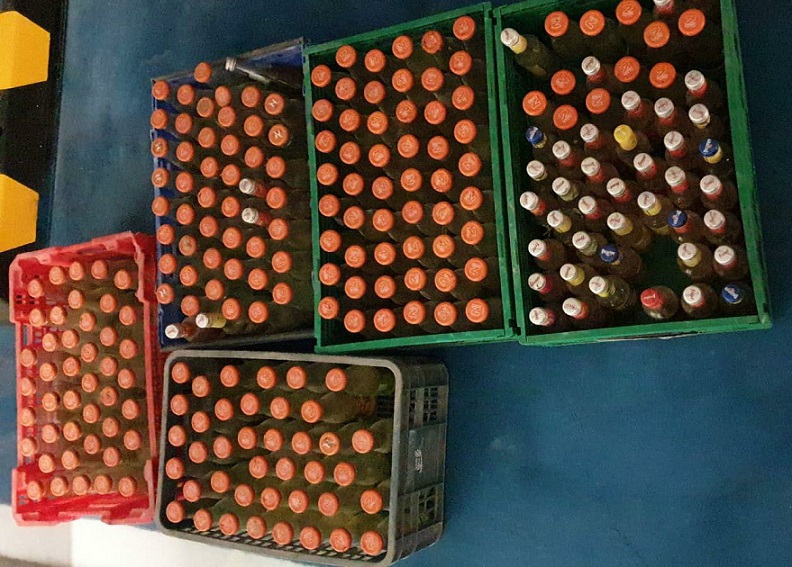 נחשפו 234 בקבוקי תבערה שהוסלקו באתר בנייה