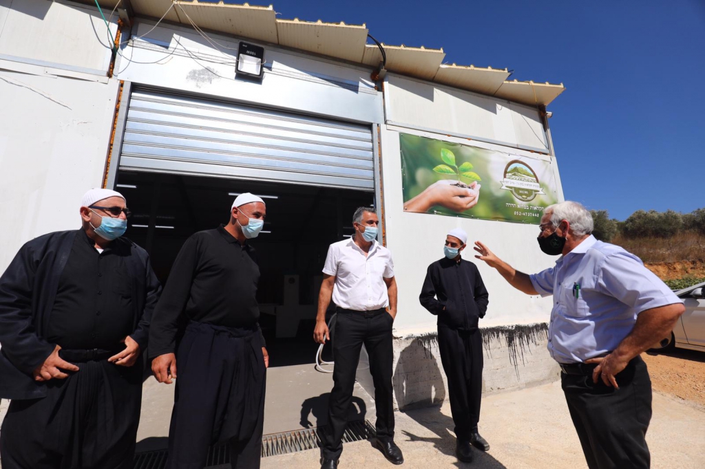 שר החקלאות אלון שוסטר ביקר בחורפיש ובית ג'אן