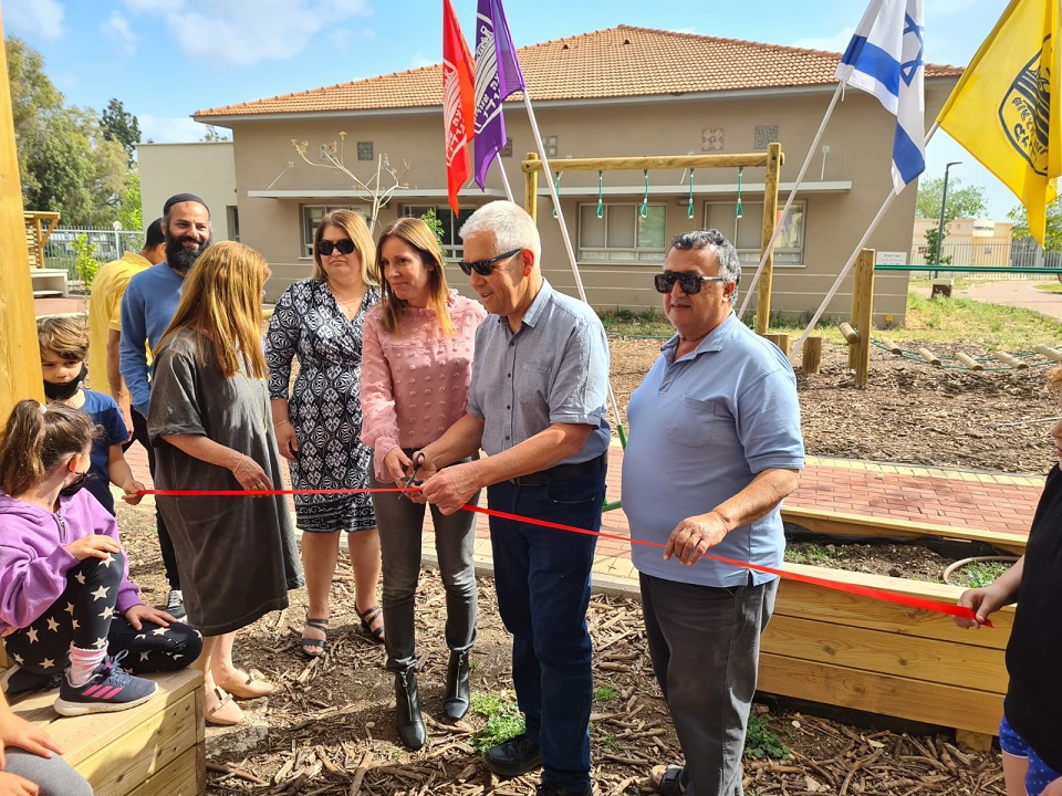 נחנך מרחב הלמידה החוץ כיתתי בביה"ס פלגים