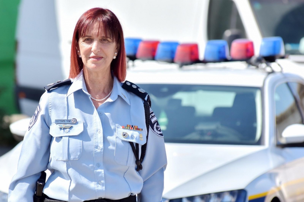 נצ"מ אתי מאירסון מפקדת משטרת התנועה הארצית הנכנסת