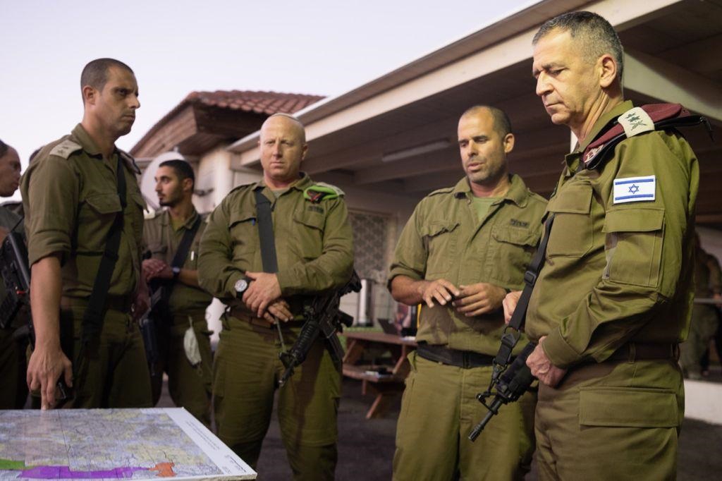 הרמטכ"ל עמד על מאמצי הכוחות לאיתור המחבלים שברחו