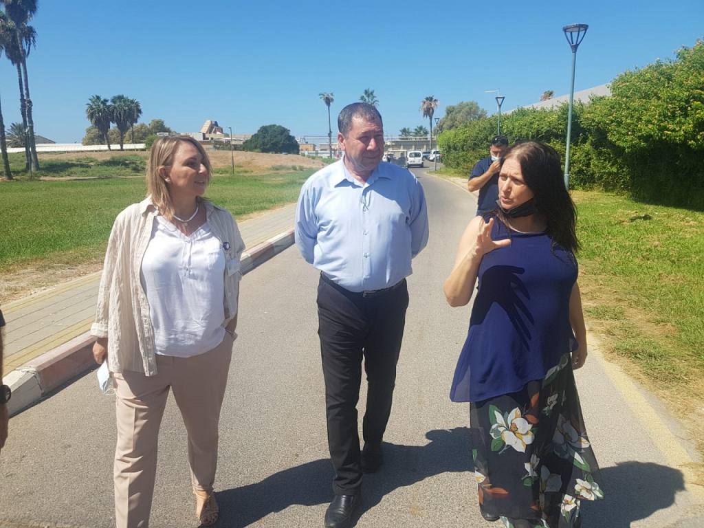 ח"כ מופיד מרעי הגיע לבית חולים מזור בעכו