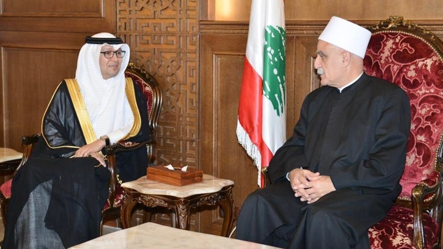 שגריר סעודיה בלבנון מפרגן לדרוזים