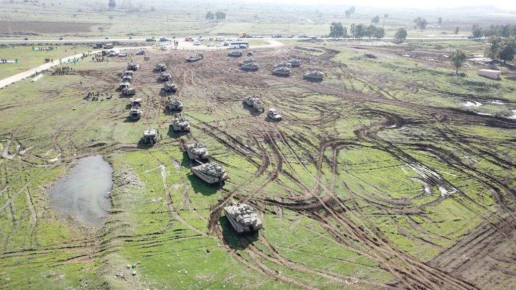 חטיבת השריון 188 תרגיל ברמת הגולן