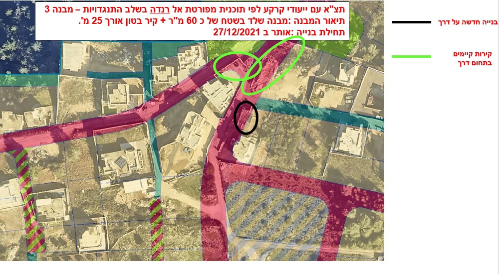 בנייה בלתי חוקית המסכלת תכנון בכפר הדרוזי