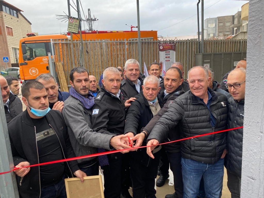 פתיחת נקודת כיבוי בעיר טמרה