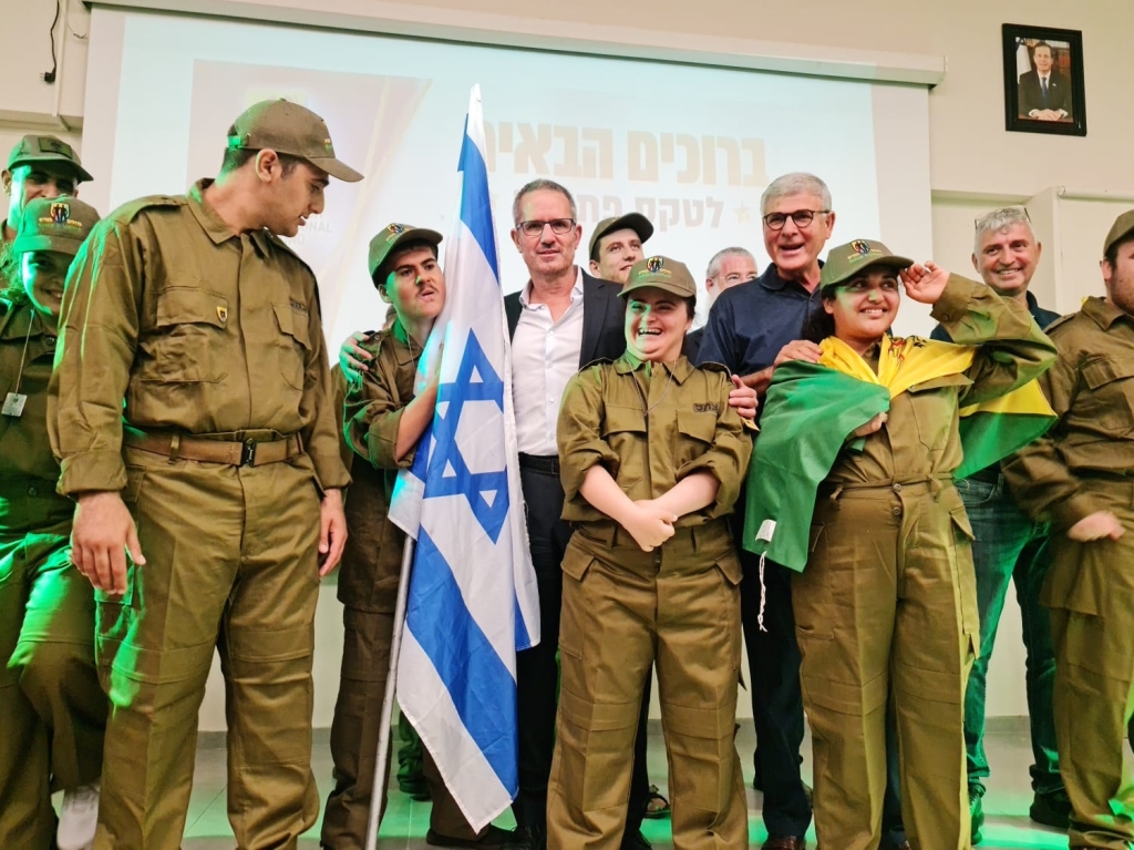 "לראות את הבן המיוחד שלי מתגייס לגולני זו סגירת מעגל"