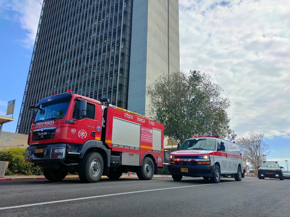 העשן שנצפה בגג מגדל אשכול באוניברסיטת חיפה