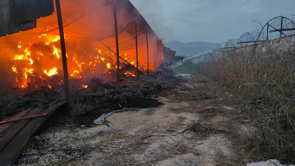 למעלה מ-100 אלף ש”ח גויסו לחקלאי שאיבד הכל בהצתה