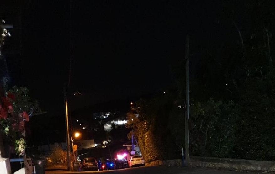 נזק לשער בית בדליה כתוצאה מירי