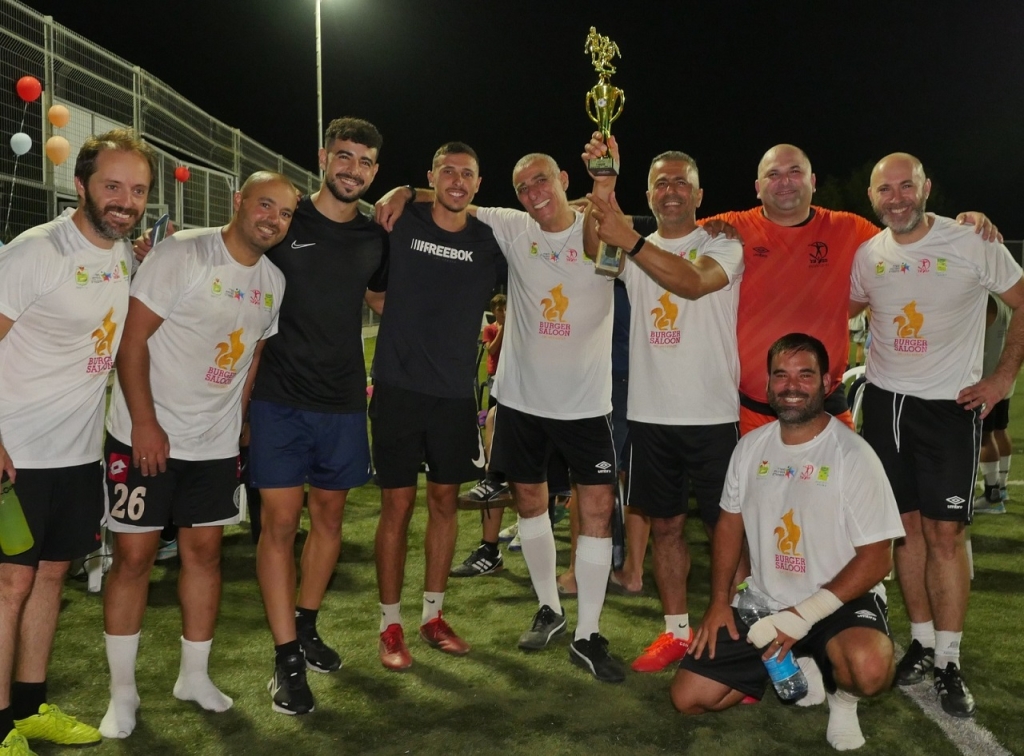 ותיקי יקנעם זכו באליפות בטורניר הכדורגל גול יקנעם