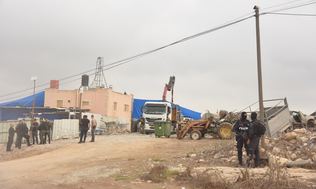 פשיטה על שטח השייך לכנופיית פשע בשפרעם