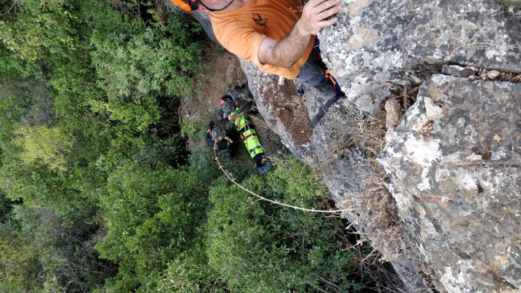 חילוץ רפואי דחוף בנחל עמוד