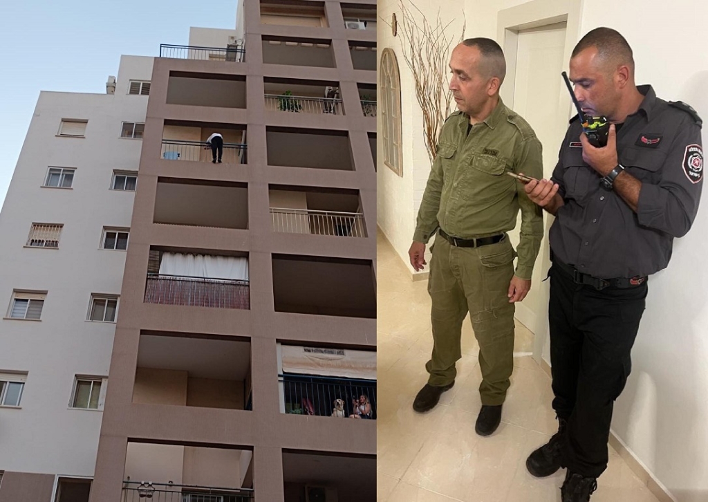 המפקד איציק גבאי ושר הביטחון הצילו אדם מהתאבדות