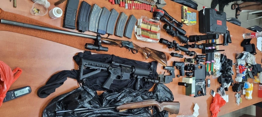 סליק הנשק שנתפס בדאלית אל כרמל