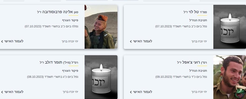 שמותיהם של 12 חללי צה״ל נוספים 