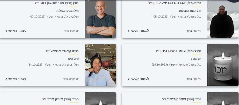 שמותיהם של 7 חללי צה"ל נוספים שנפלו בקרבות