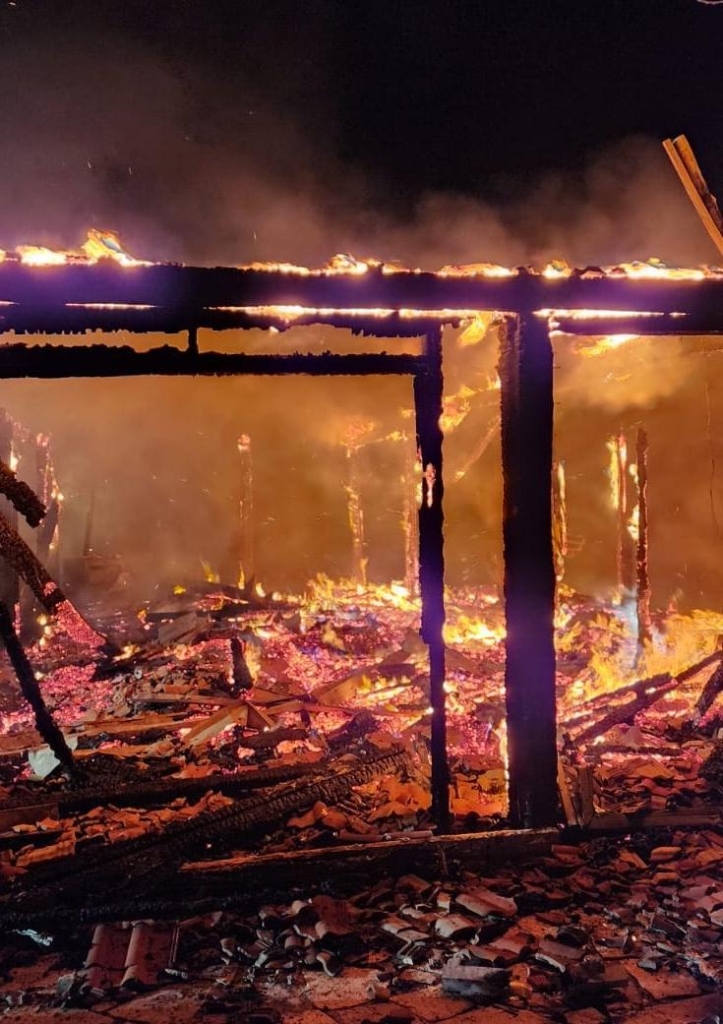 ירי ושריפת מתחם לבעל עסק בדליה