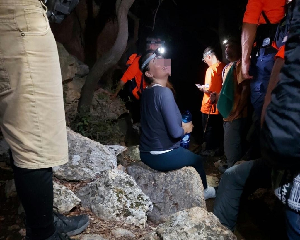 יחידת חילוץ גליל כרמל חילצה מטיילת בנחל עמוד