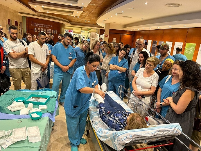 צוותי הרפואה נערכים לתרחיש מלחמה בגבול הצפון