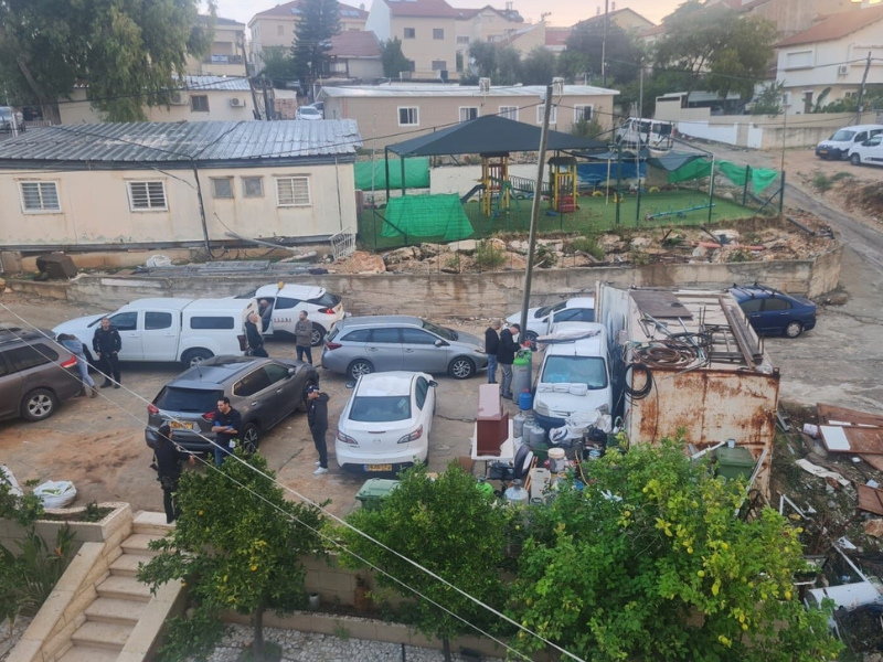 מיכלי גז אוחסנו במרחק 10 מטרים מגן ילדים