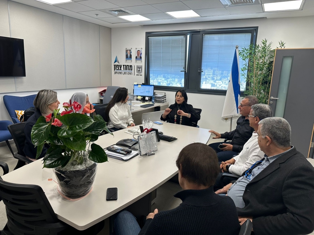 ביקור צוות חט"ב חורפיש בלשכת מנהלת המחוז