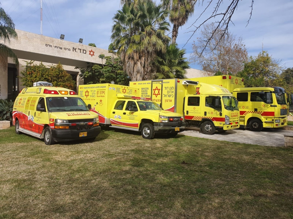 סיכום פעילות מד"א במהלך ליל הסילבסטר 2023