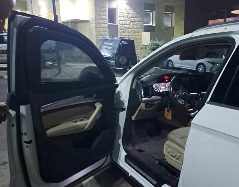 ברכב הותקן מיגון כבד נגד ירי