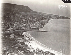 חיפה 1918 צלום אויר של הבריטים