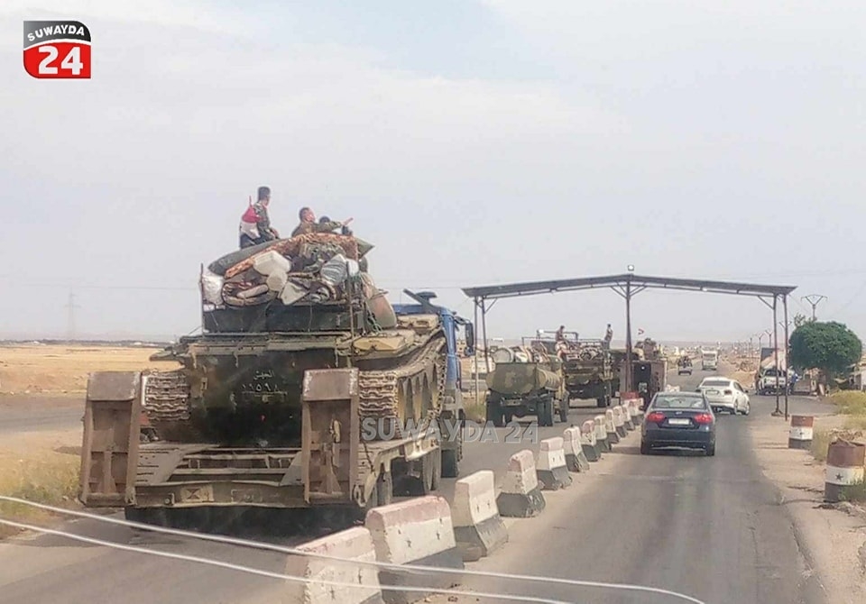 תזוזת הצבא הסורי לסווידה סכנה לאזור