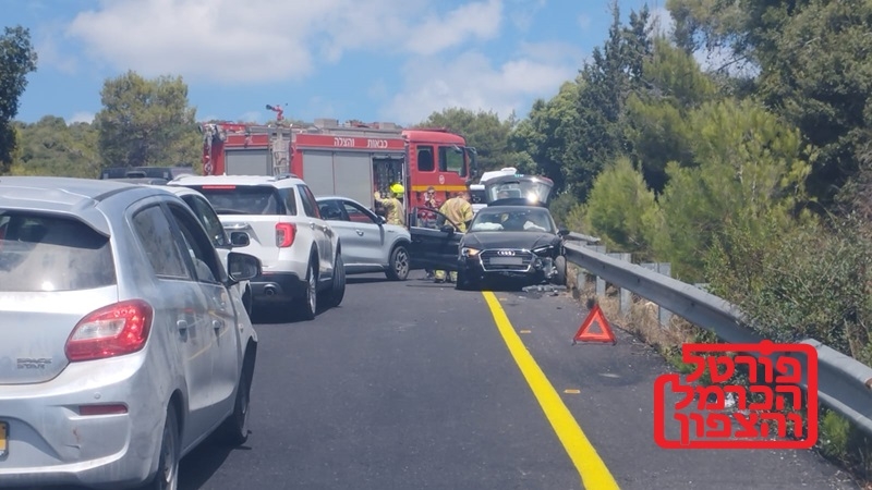 נפגע בתאונת דרכים ביציאה מכביש דליה אליקים