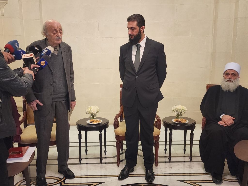 וליד ג'ומבלט ומאמציו להרחיב את סמכותו של אחמד אל-שרע על סווידא