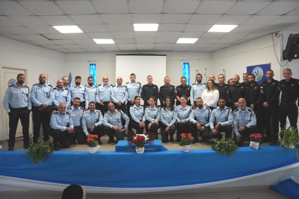 טקס מצטייני משטרה במרחב מנשה