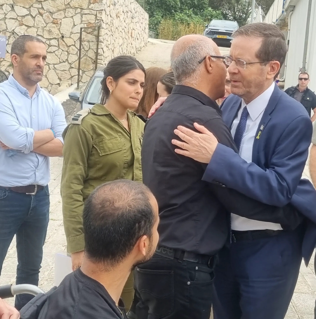 הנשיא והמשפחות השכולות הדרוזיות