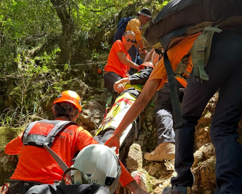 חילוץ נער מנחל יגור