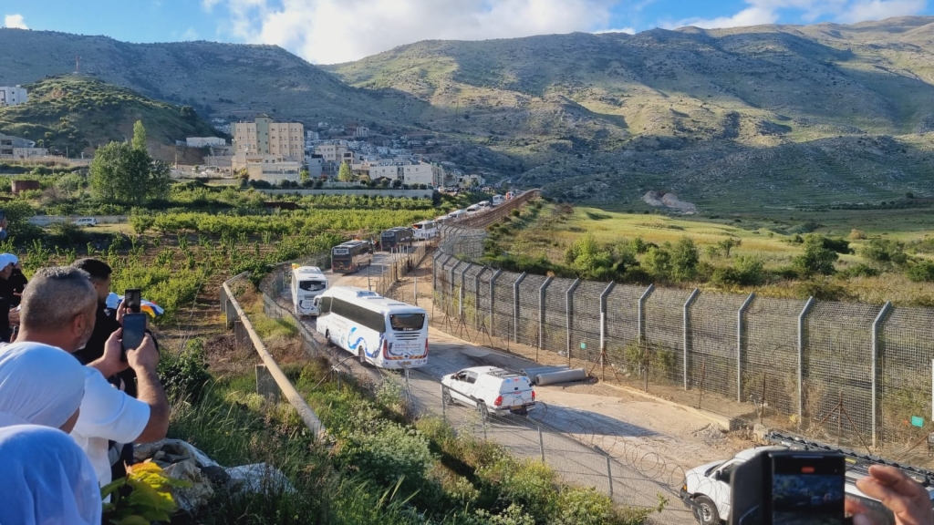 רגעים משמחים בגבול סוריה ישראל