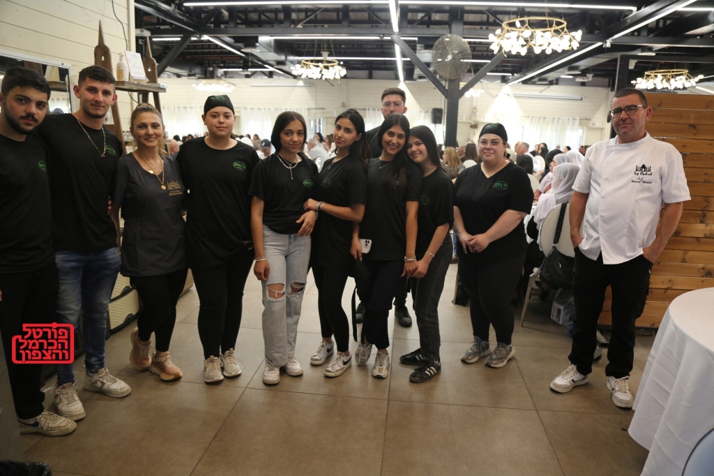 השף חוסאם שרוף בעל שם וסאמייה חדיד גדולה מהחיים