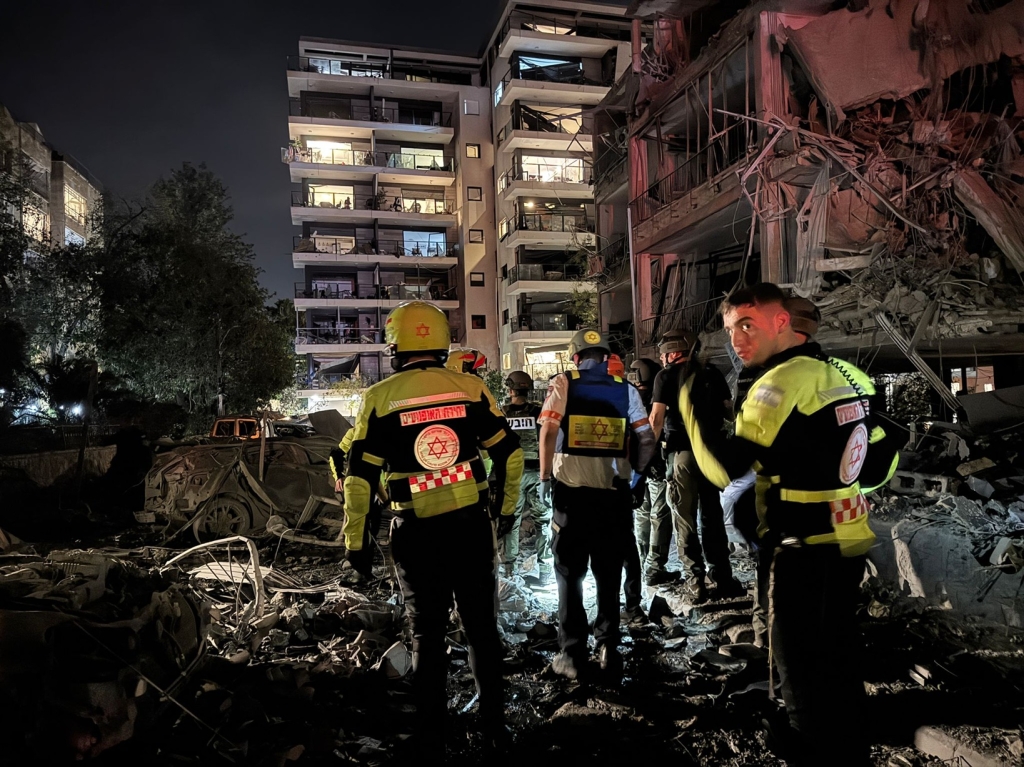 ערב לא שגרתי בעקבות ירי טילים לישראל