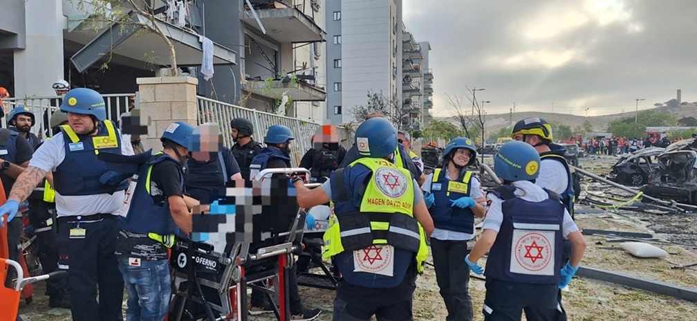 טיל איראני פגע באזור באר שבע