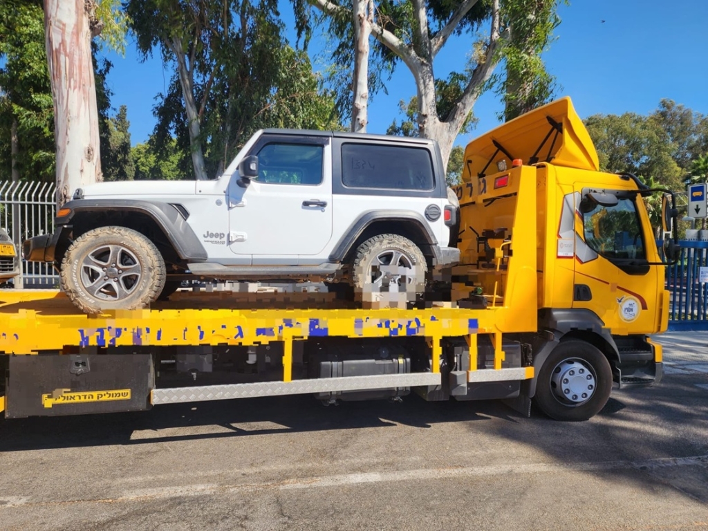 ג'יפ היוקרה של תושב דלית אל כרמל השתולל ונעצר