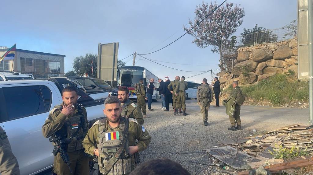 חיילים דרוזים בגבול הסורי