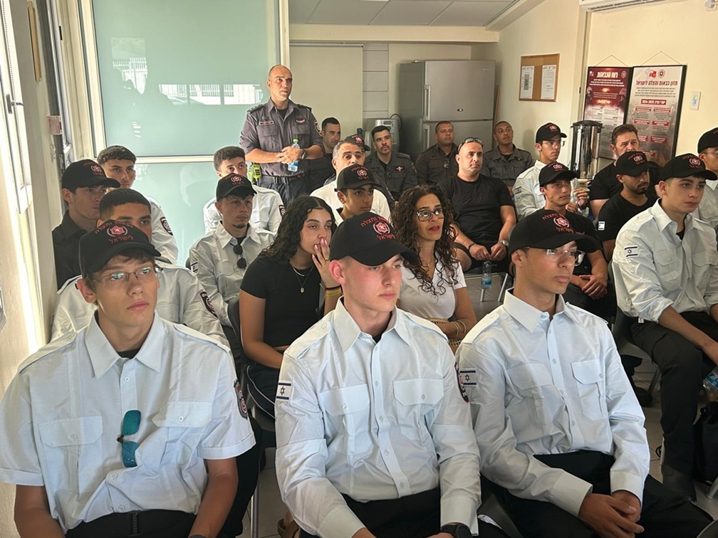 טקס סיום חגיגי לצופי האש של תחנת זבולון